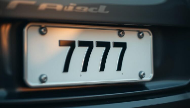 7777 im Kennzeichen