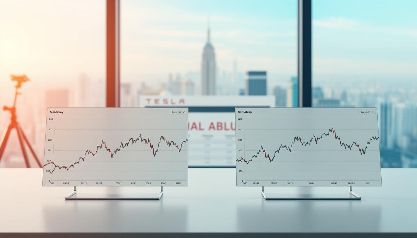 Aktienperformance Vergleich Tesla Berkshire Hathaway