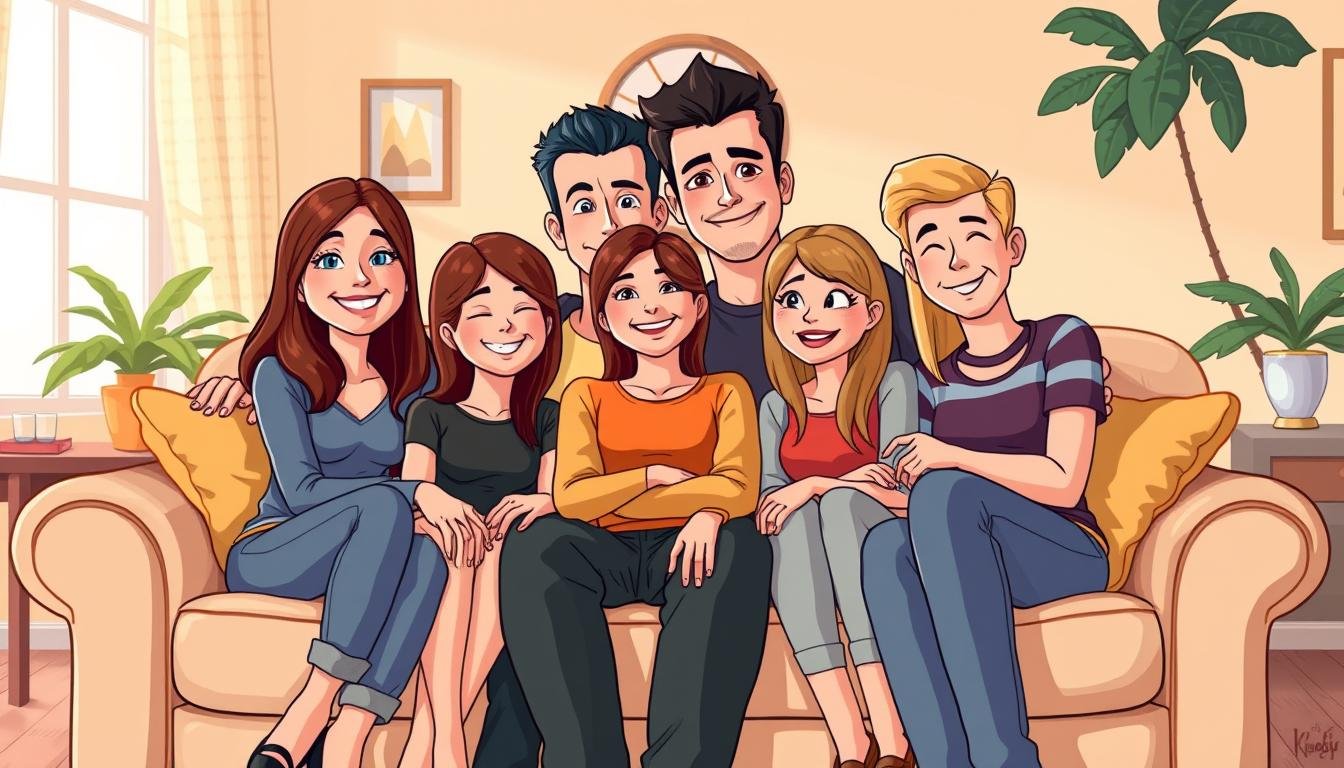 Familienmitglieder Friends Serie Familienmitglieder Friends Serie