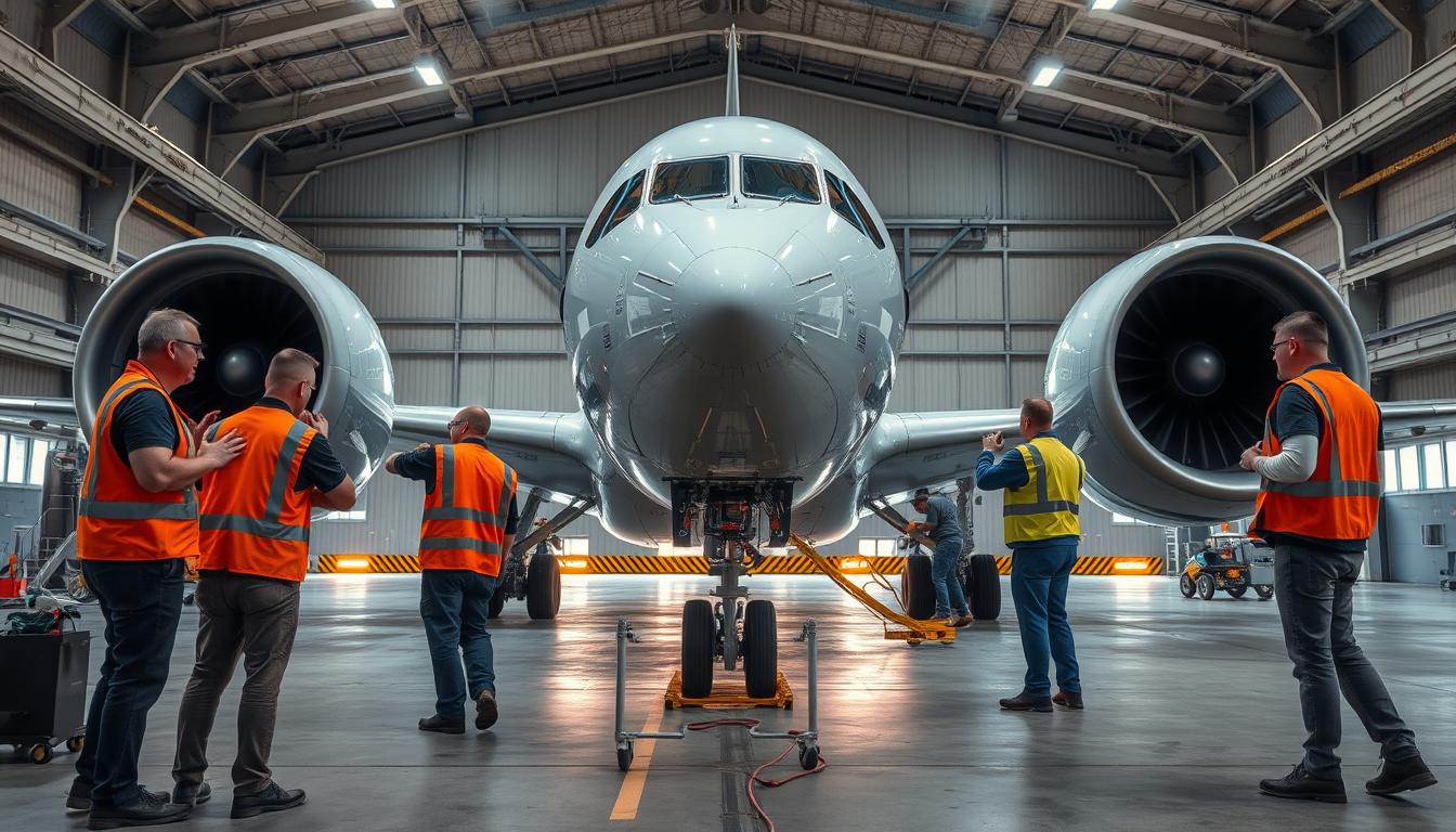 Flugzeugwartung