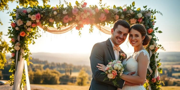 Glückwünsche zur Hochzeit Sohn und Schwiegertochter