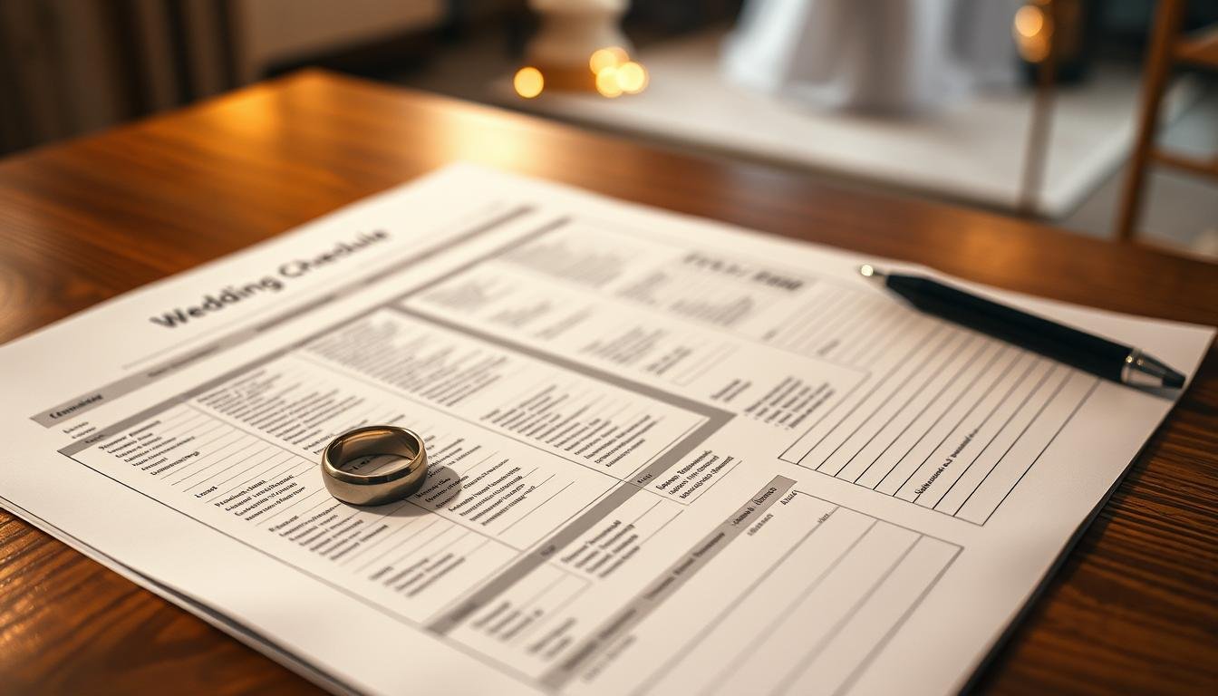 Hochzeitsorganisation Zeitplan