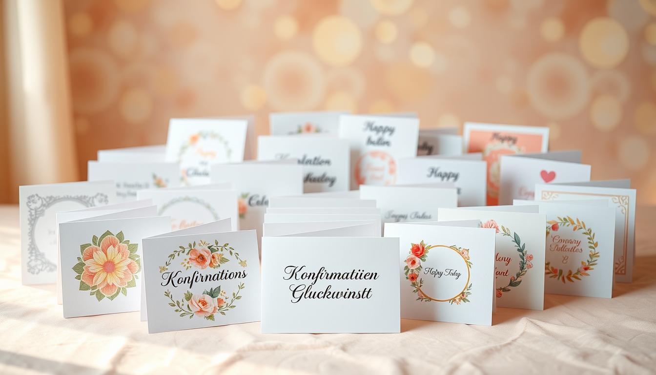 Konfirmation Glückwunschkarten