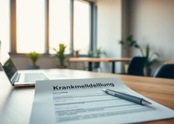 Krankmeldung formulieren