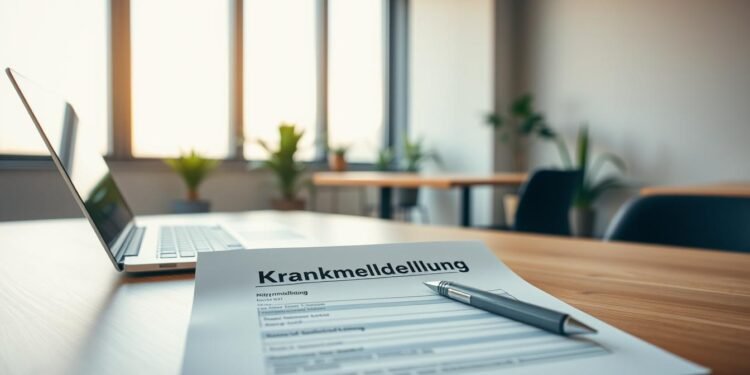 Krankmeldung formulieren