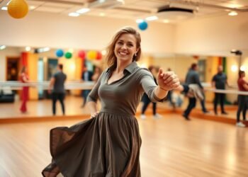 Lebensfreude durch tanzen