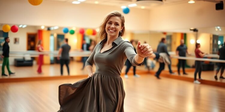 Lebensfreude durch tanzen