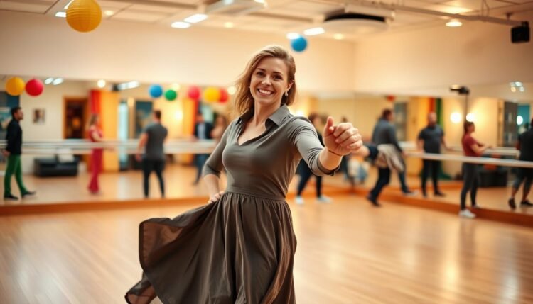 Lebensfreude durch tanzen