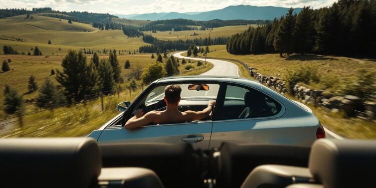 Nackt Auto fahren erlaubt