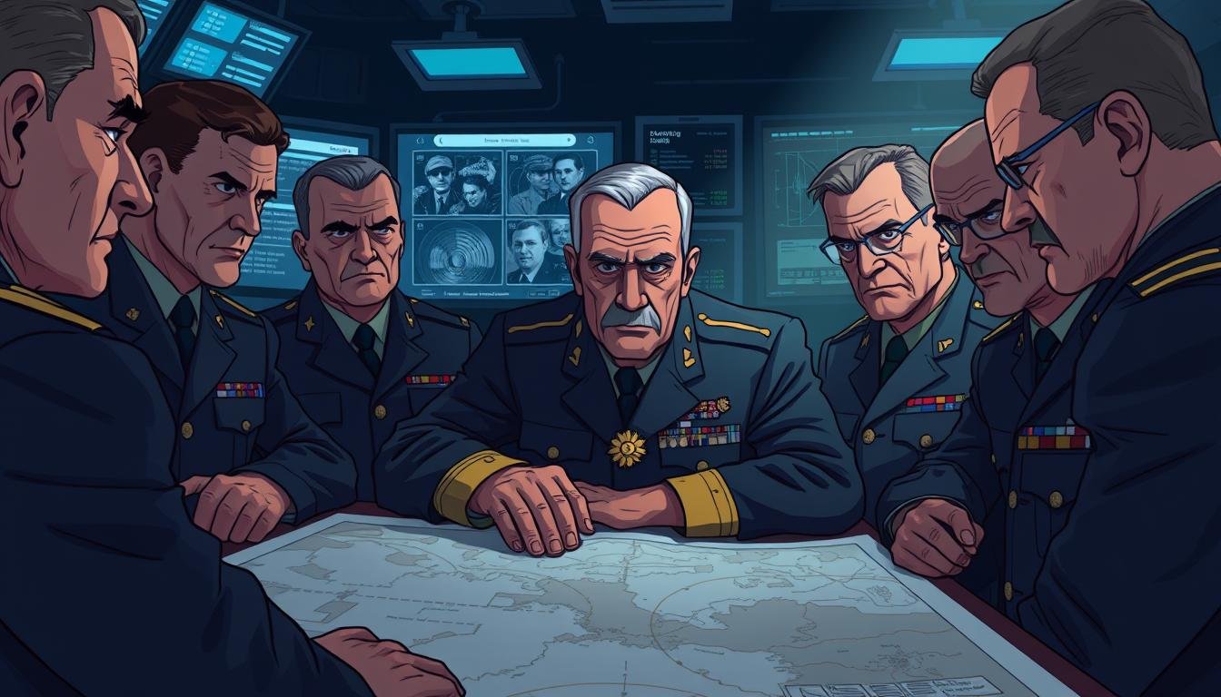 Nebendarsteller militärische Führung