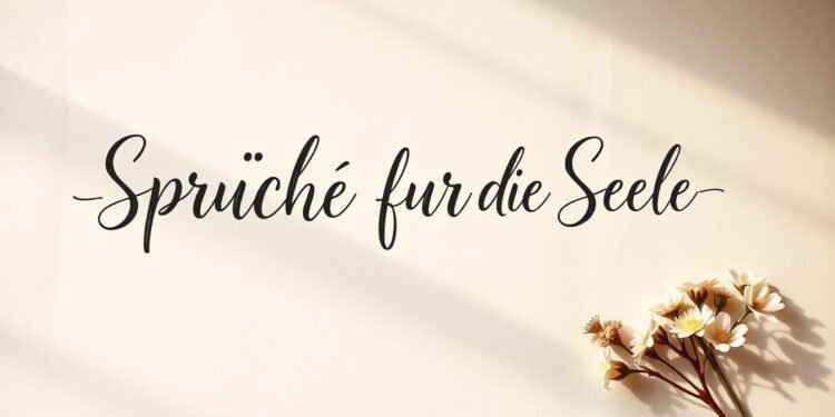 Sprüche für die Seele