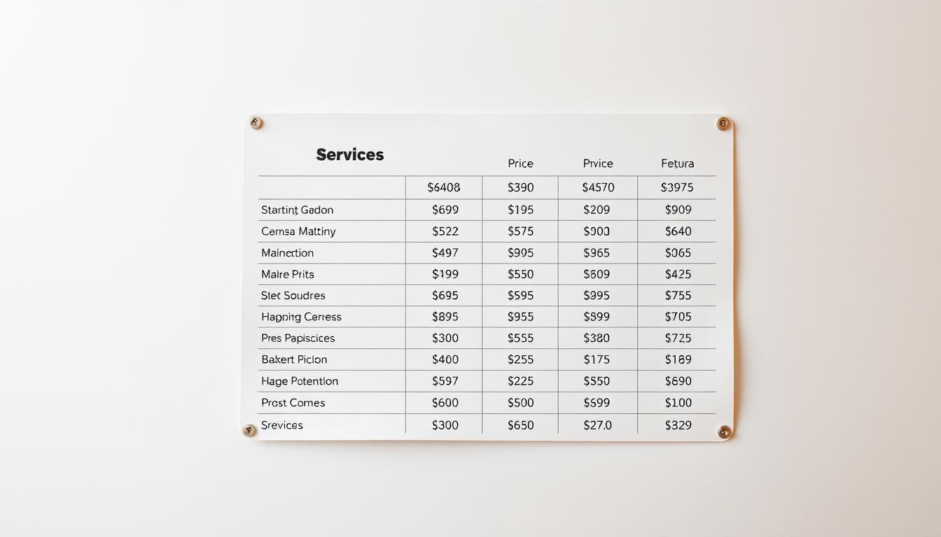 Transparente Preisgestaltung bei seriösen Angeboten