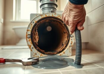 Verstopfung Hauptleitung im Haushalt