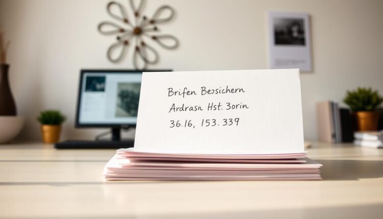 brief richtig beschriften