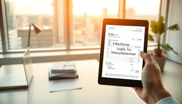 e-rechnung pflicht kleinunternehmer