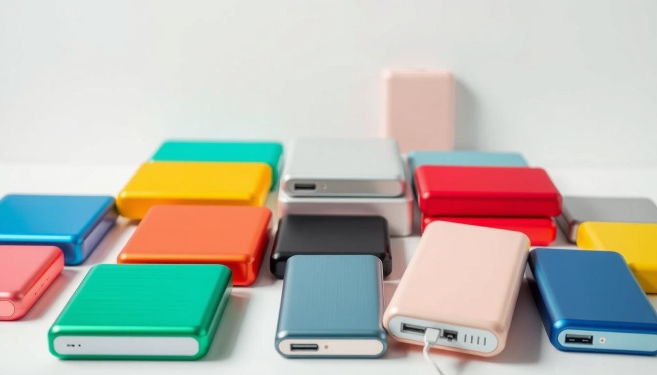 farbenfrohe Powerbanks farbenfrohe Powerbanks