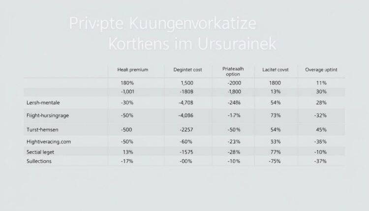 private krankenversicherung kosten