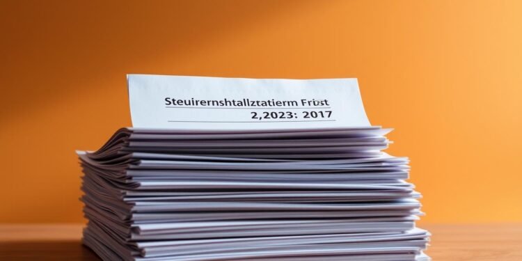 steuererklärung 2023 frist