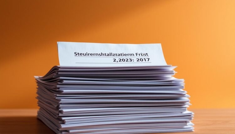 steuererklärung 2023 frist